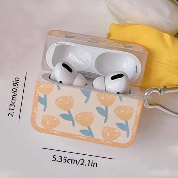 Rose Pattern Earphone Case For Airpods  Pro - Picture 4 of 4